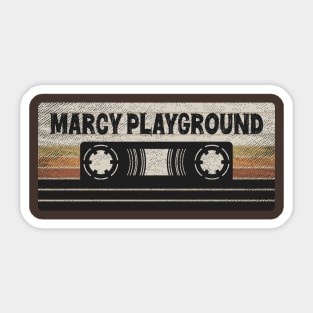 Marcy Playground Mix Tape Sticker